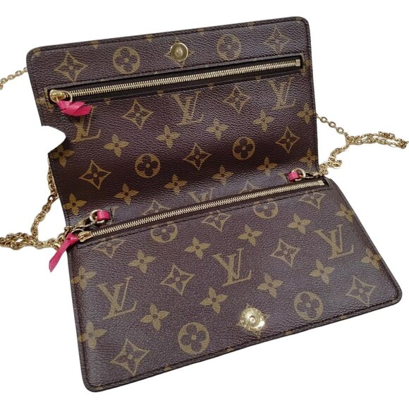 211861AN (S6) Louis Vuitton Shoulder Bag Weekend Brown Monogram - Picture 7 of 10